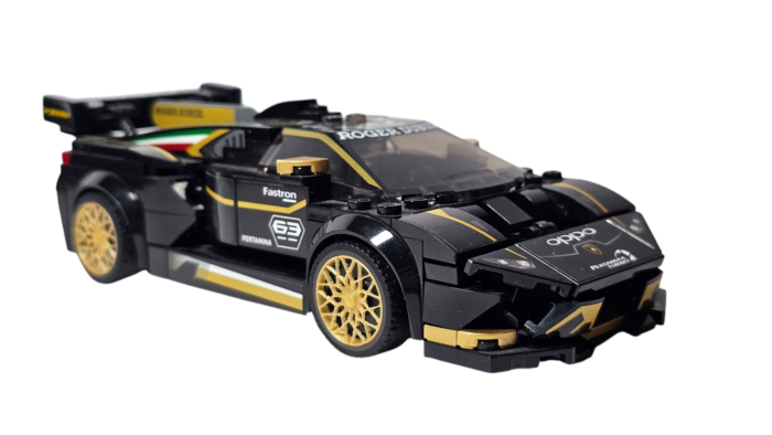 Custom Wheel Covers for Lego Speed Champions (Lamborghini Huracan STE) - Image 2