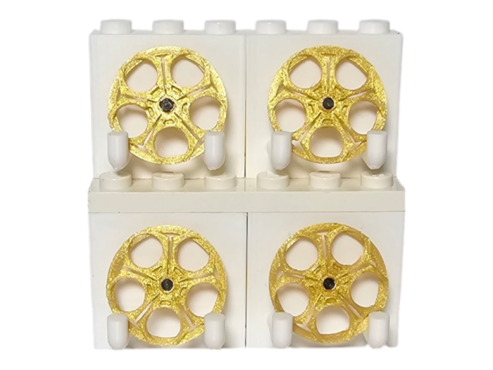 Custom Wheel Covers for Lego Speed Champions (Lamborghini Countach LPI 800-4) - Image 3