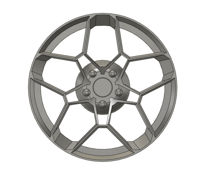 Custom Wheel Covers for Speed Champions (Bugatti Tourbillon) STL File