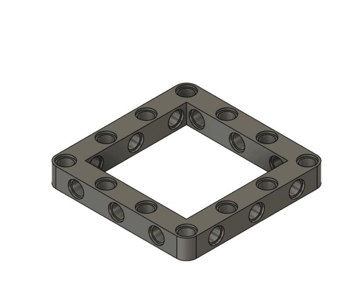 Technic Frame 7x7 STL Model