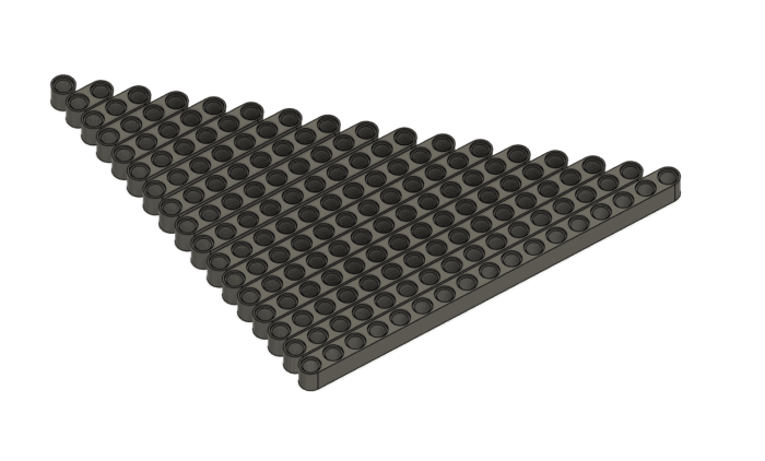 Technic Liftarms Set length from 1 to 17 stud STL Model - Image 2