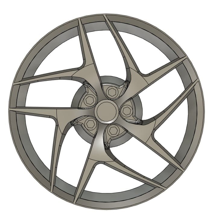 Custom Wheel Covers for Speed Champions (Ferrari 812 Superfast) STL File