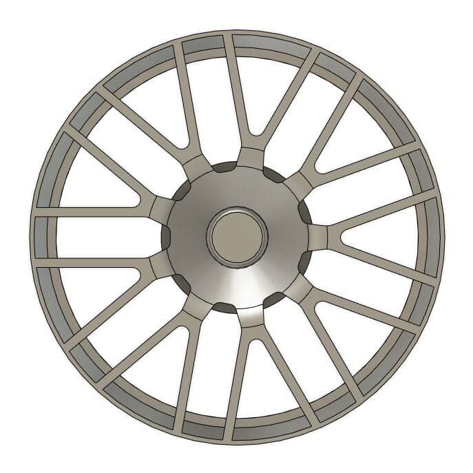 Custom Wheel Covers for Speed Champions (Mercedes AMG SL) STL File